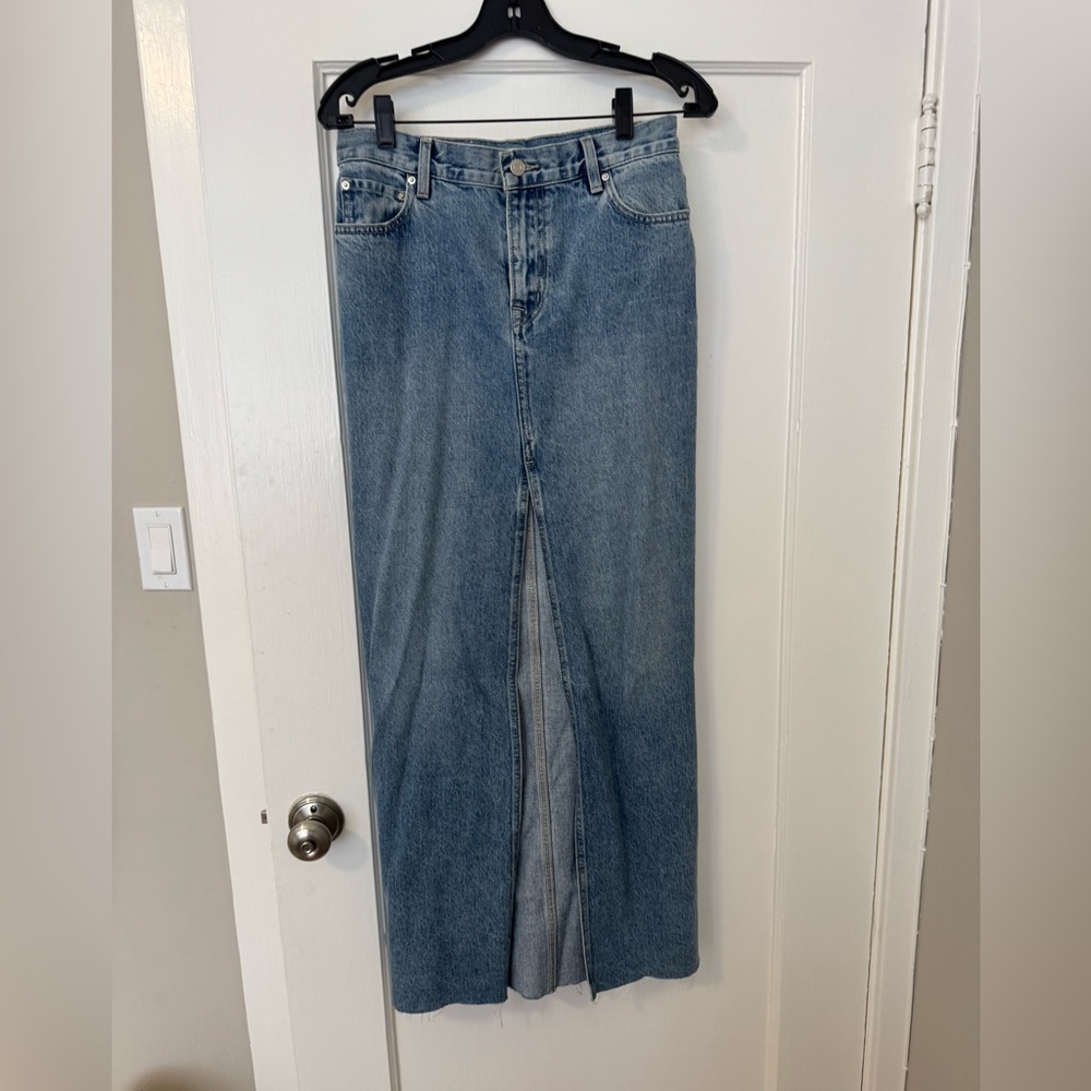 GRLFRND denim jean skirt
